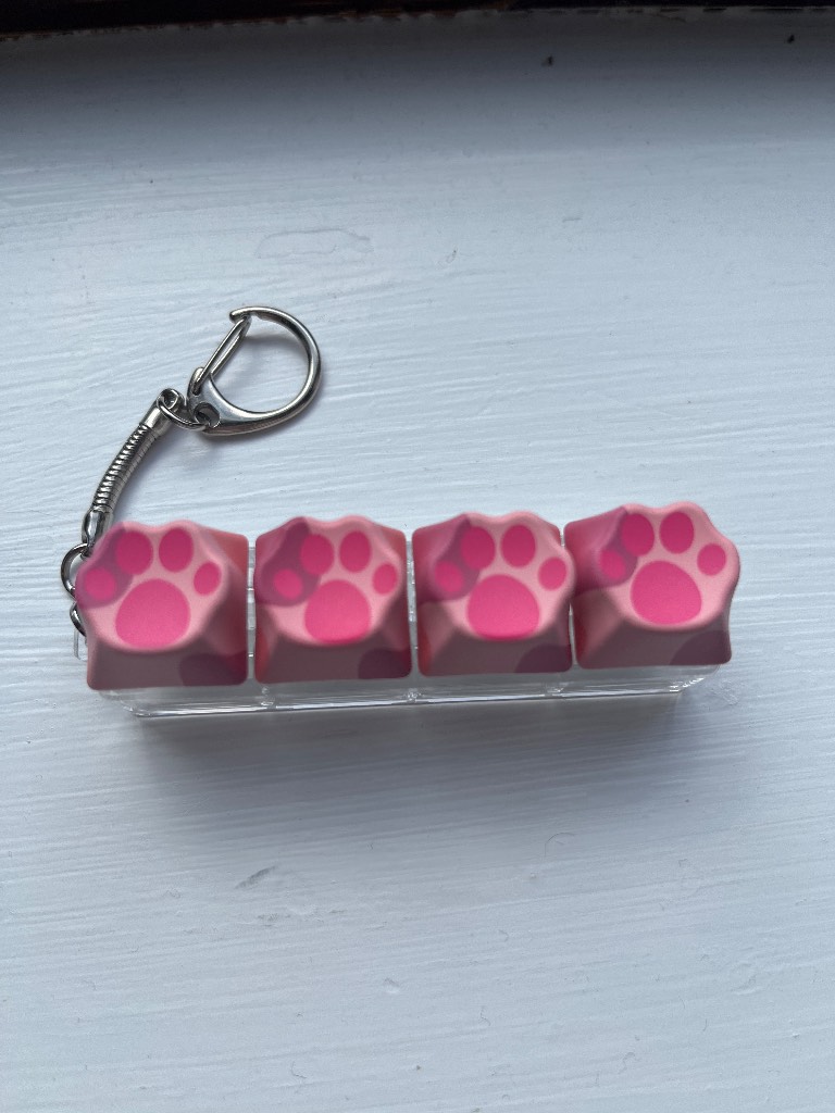 Cat paw keyboard fidget toy - small