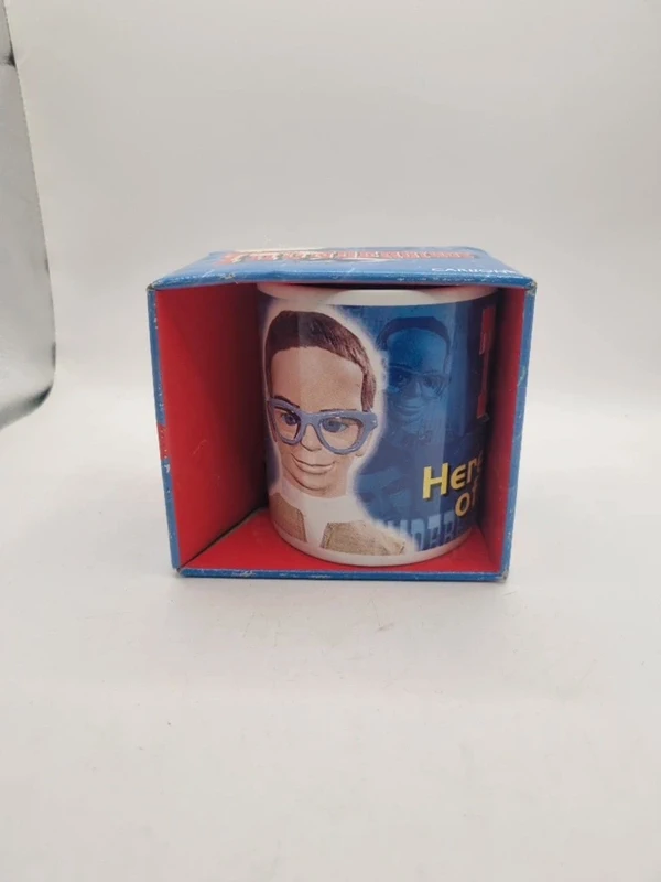 Collectable 1999 Thunderbirds Brains Printed Mug Cup (Carlton / Vivid Imaginations) -Original Box