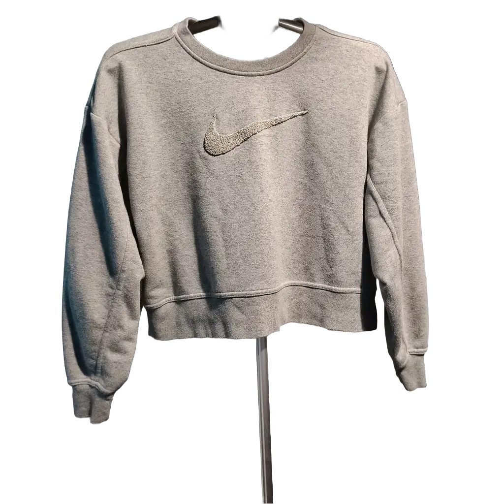 nike cropped style sweatshirt