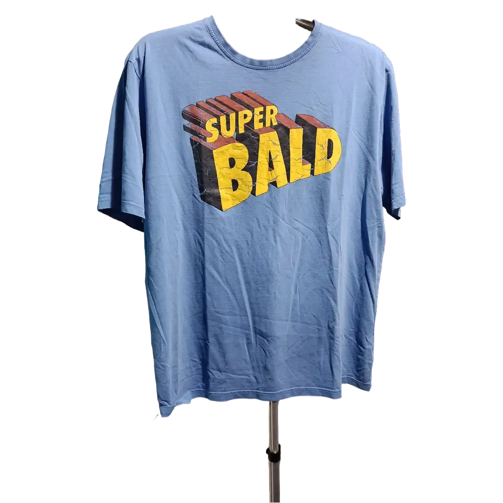 super bald funny t.shirt