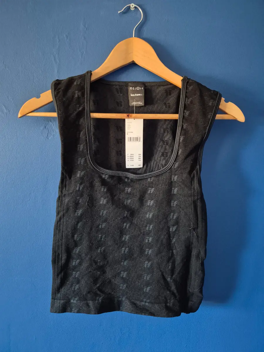 Urban Outfitters iets frans... black top size M