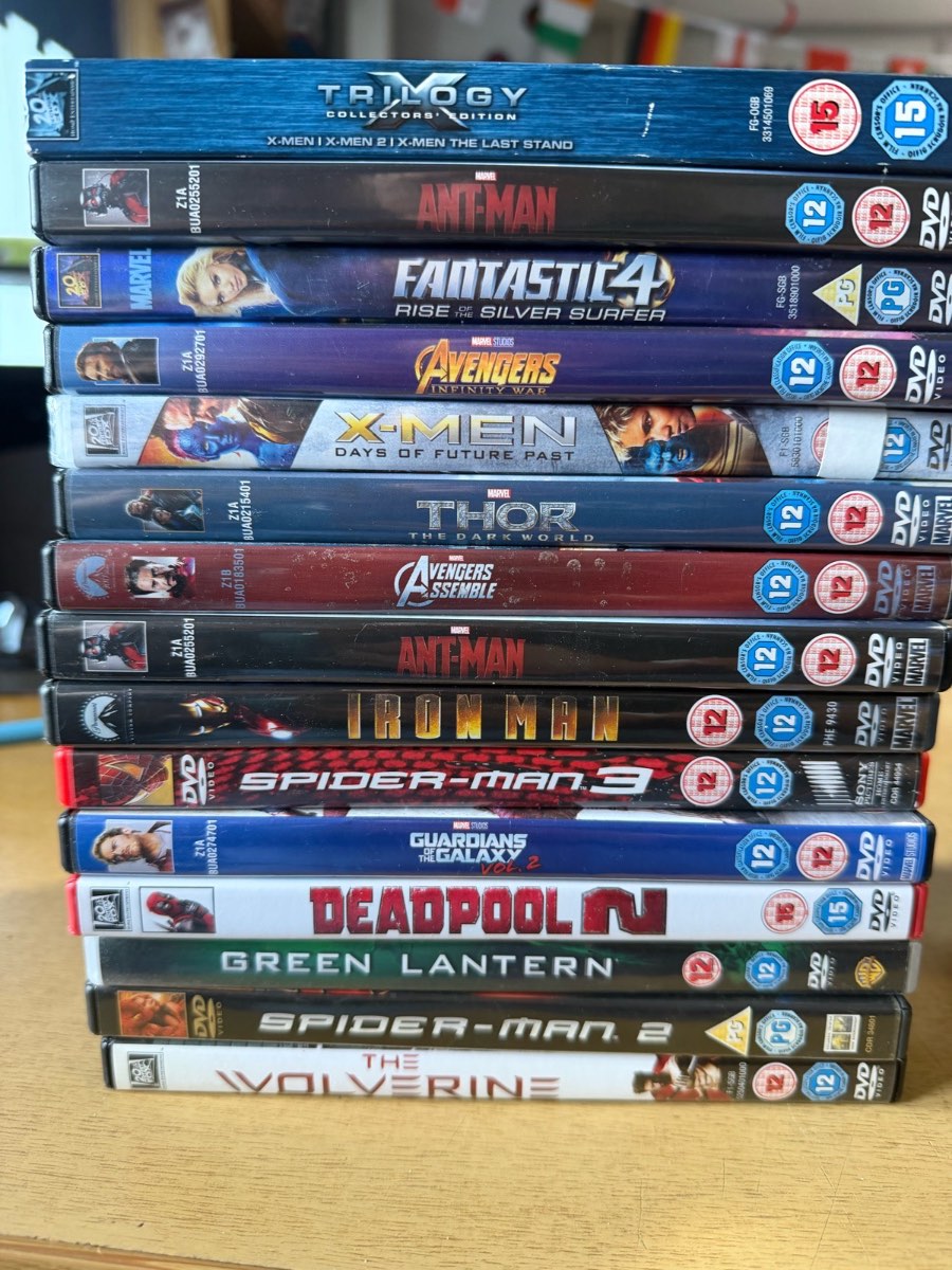 Marvel bundle of dvds