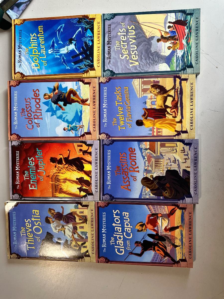 Roman mysteries book bundle