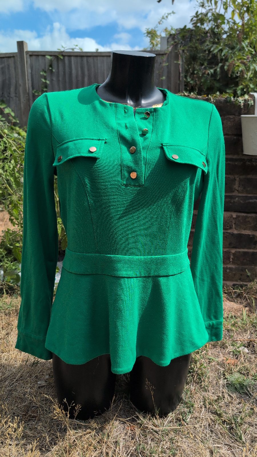 Damsel In A Dress Carmella Peplum Jersey Top