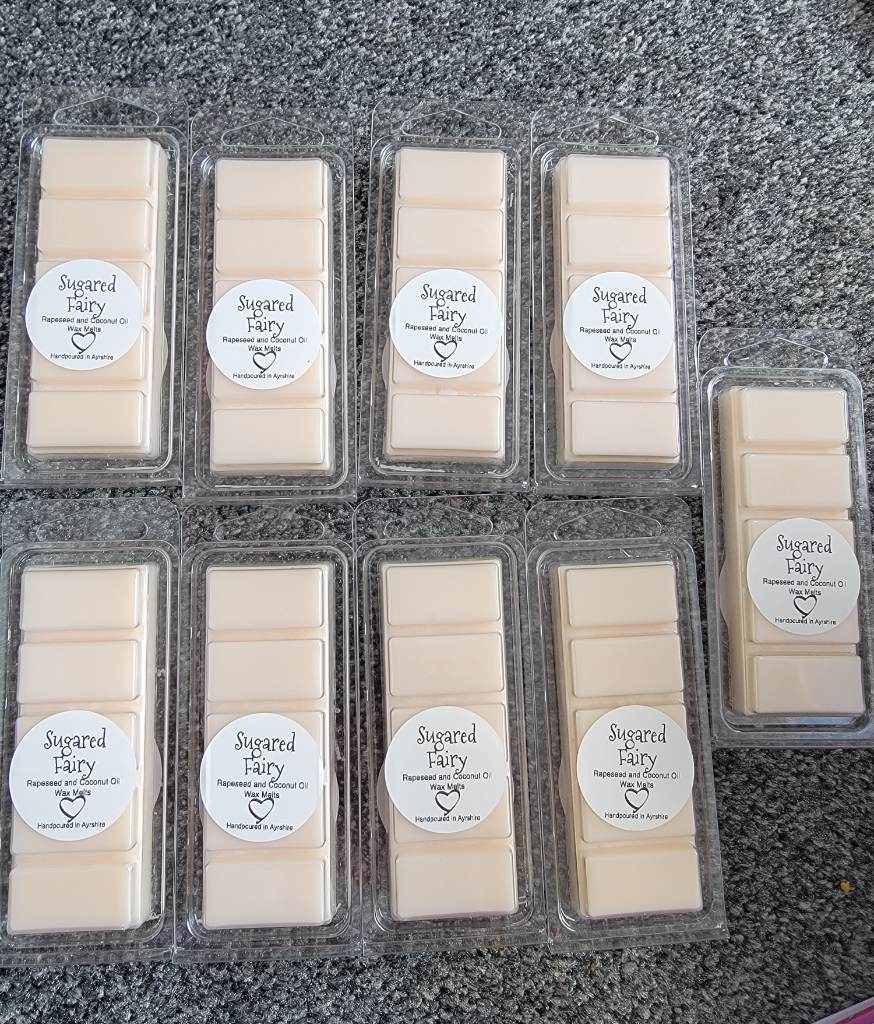 Sugared Fairy 50g waxmelt snapbars x9
