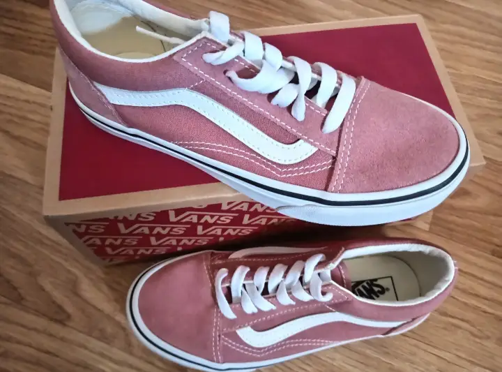 Vans old skool colour theory withered rose