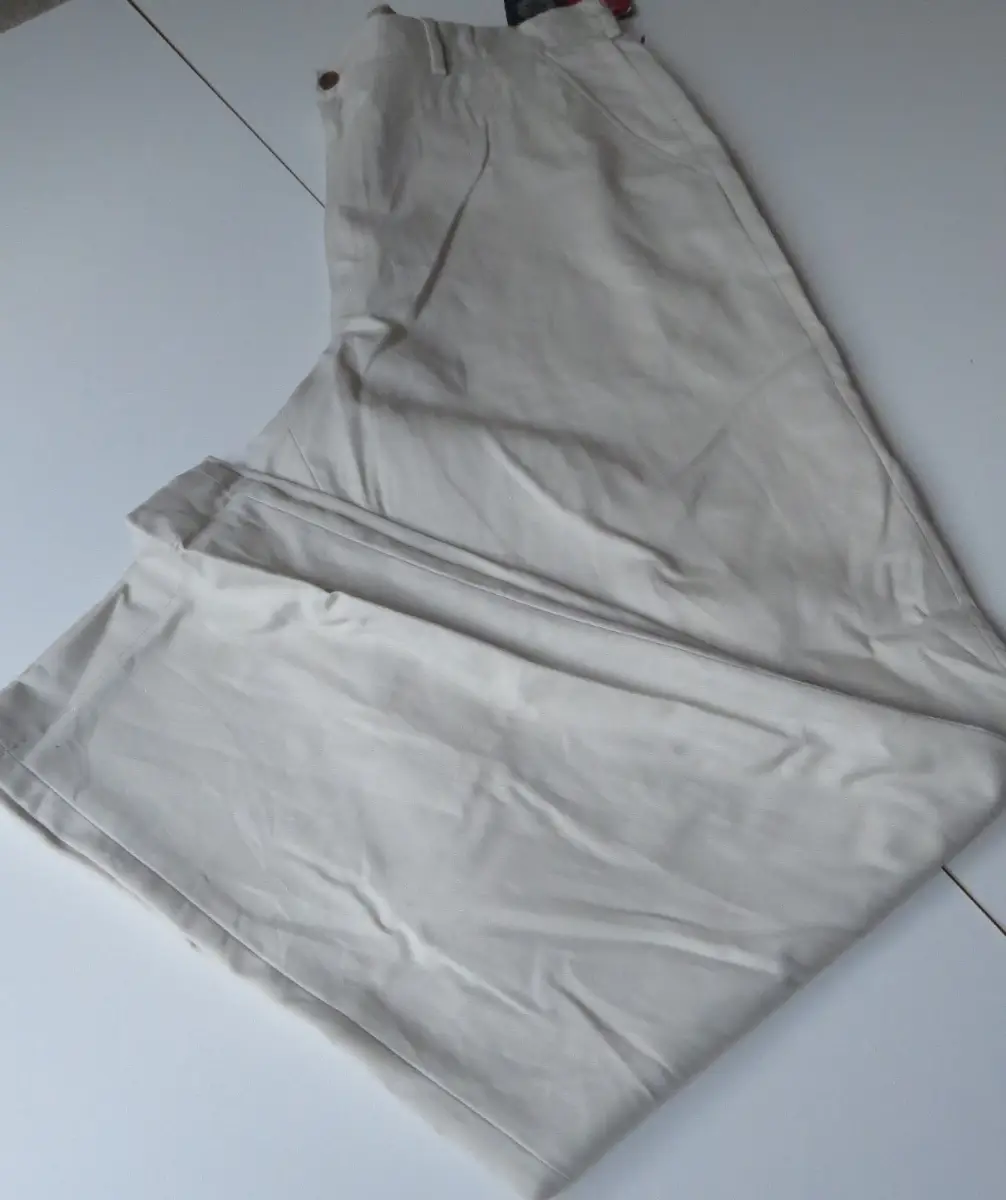 Chaps New with Tags Cream Cotton Chino Trousers Waist 38ins Leg 34ins