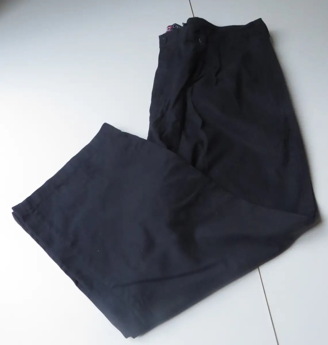 Men's Chaps Navy Straight Leg Chinos 100% Cotton Waist 40ins Leg 30ins