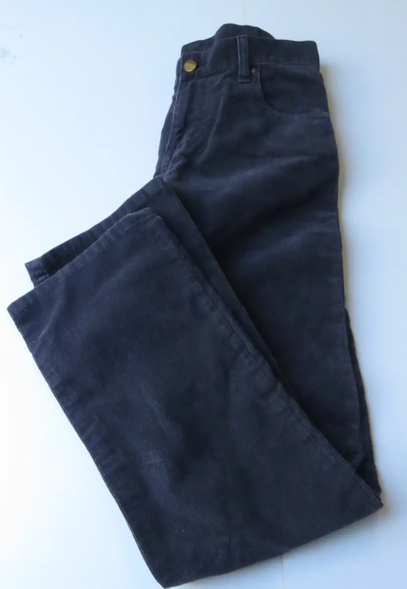 Carhartt Navy Blue Corduroy Trousers Waist 28ins Leg 30ins