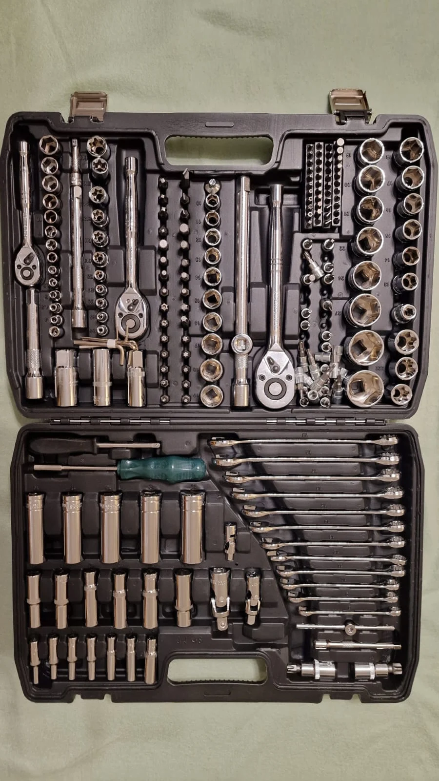 Complete Socket & Ratchet Set Tools – Multi-Drive Mechanics Kit