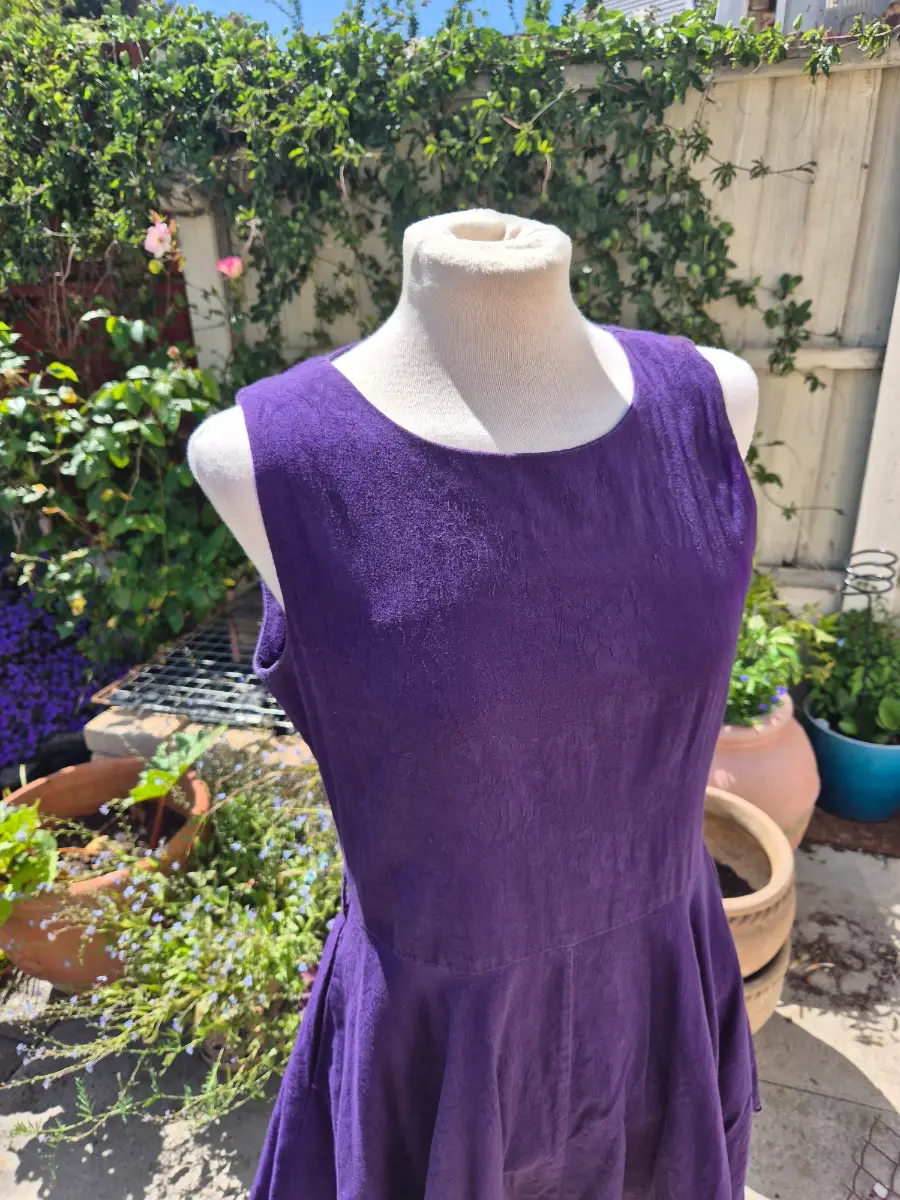 Purple Apricot Dress