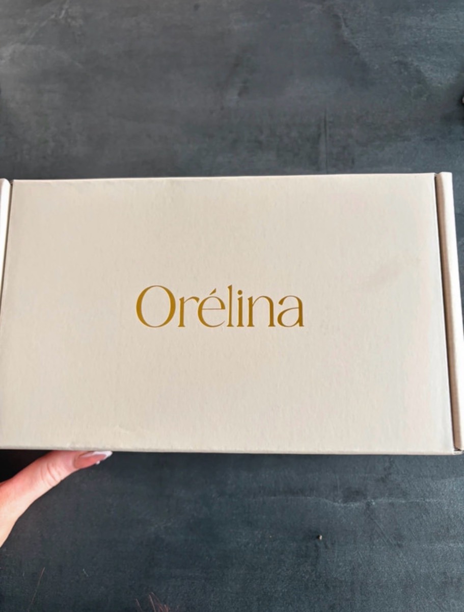 orèlina black faced watch