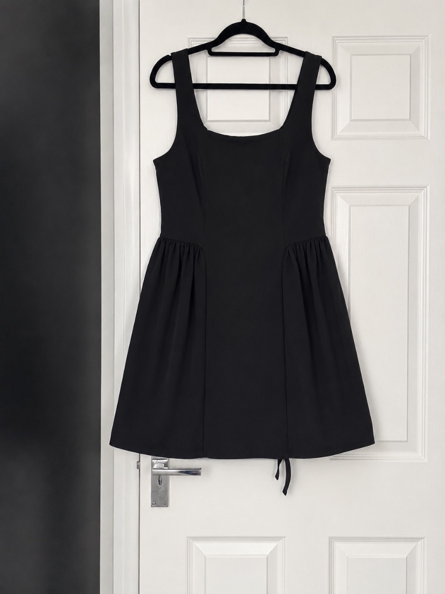 Boohoo Plus Back Bow Detail Skater Dress Size 22