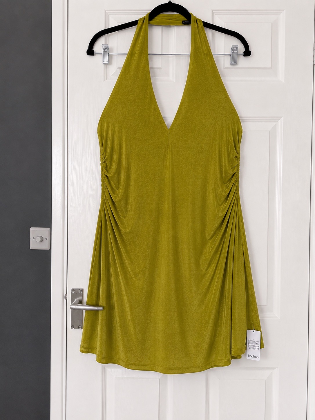 Boohoo Plus Slinky Drop Hem Dress Size 18 New With Tags