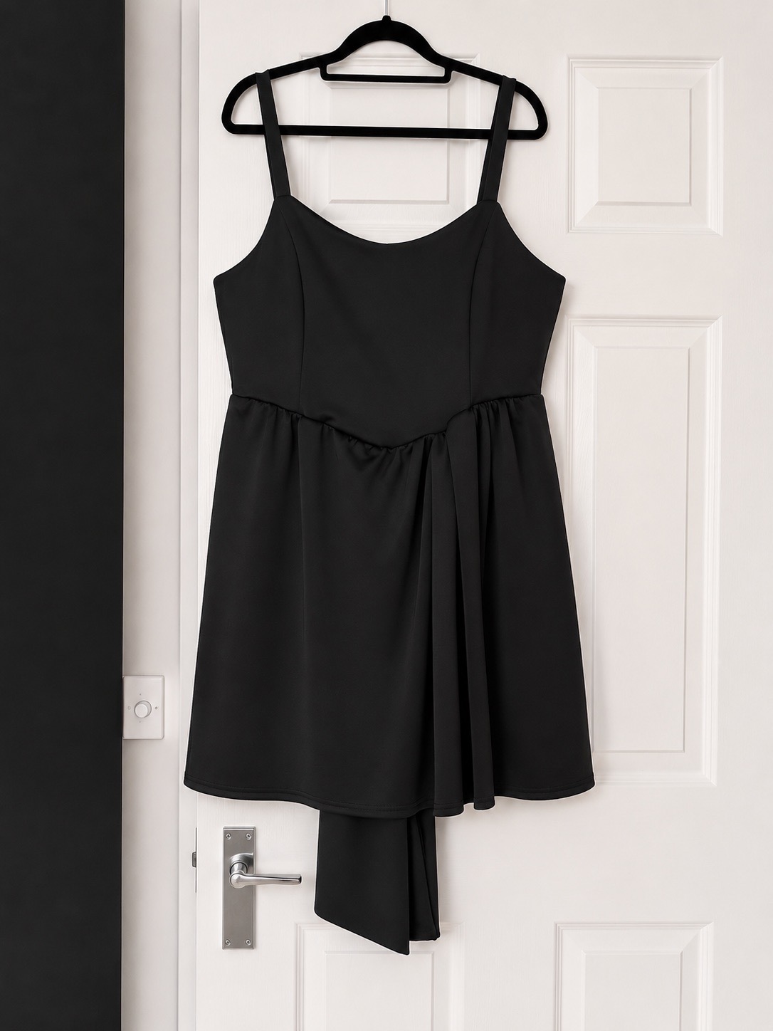 Boohoo Plus Back Bow Skater Dress Size 26