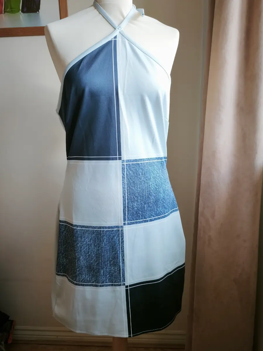 Backless Summer Necktie Dress
