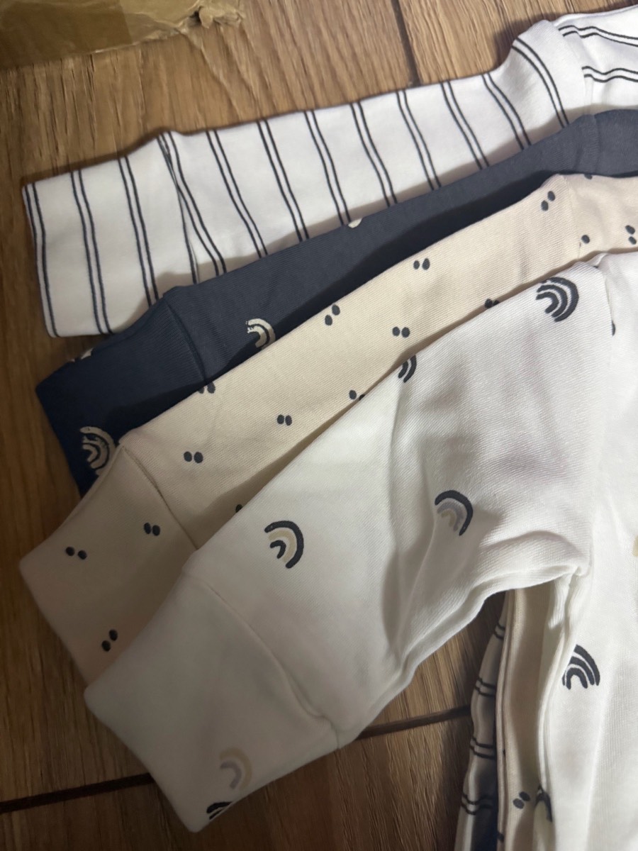 Next baby neutral sleepsuits pack of 4