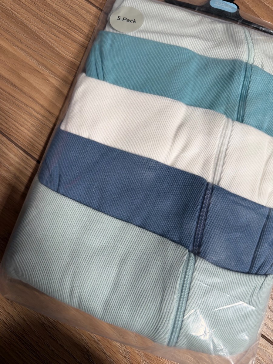 Baby boy summer zip rompers pack of 5