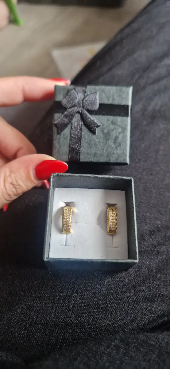 Womens gold and silver hoop earrings