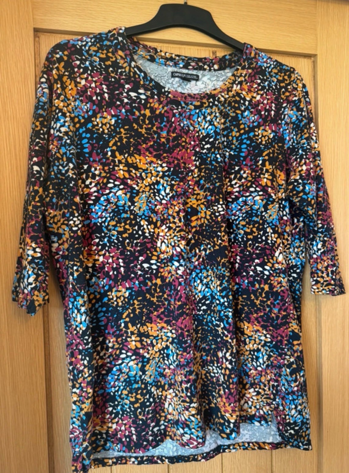 Capsule Women’s Multicolour 3/4 Sleeve Top Size 20