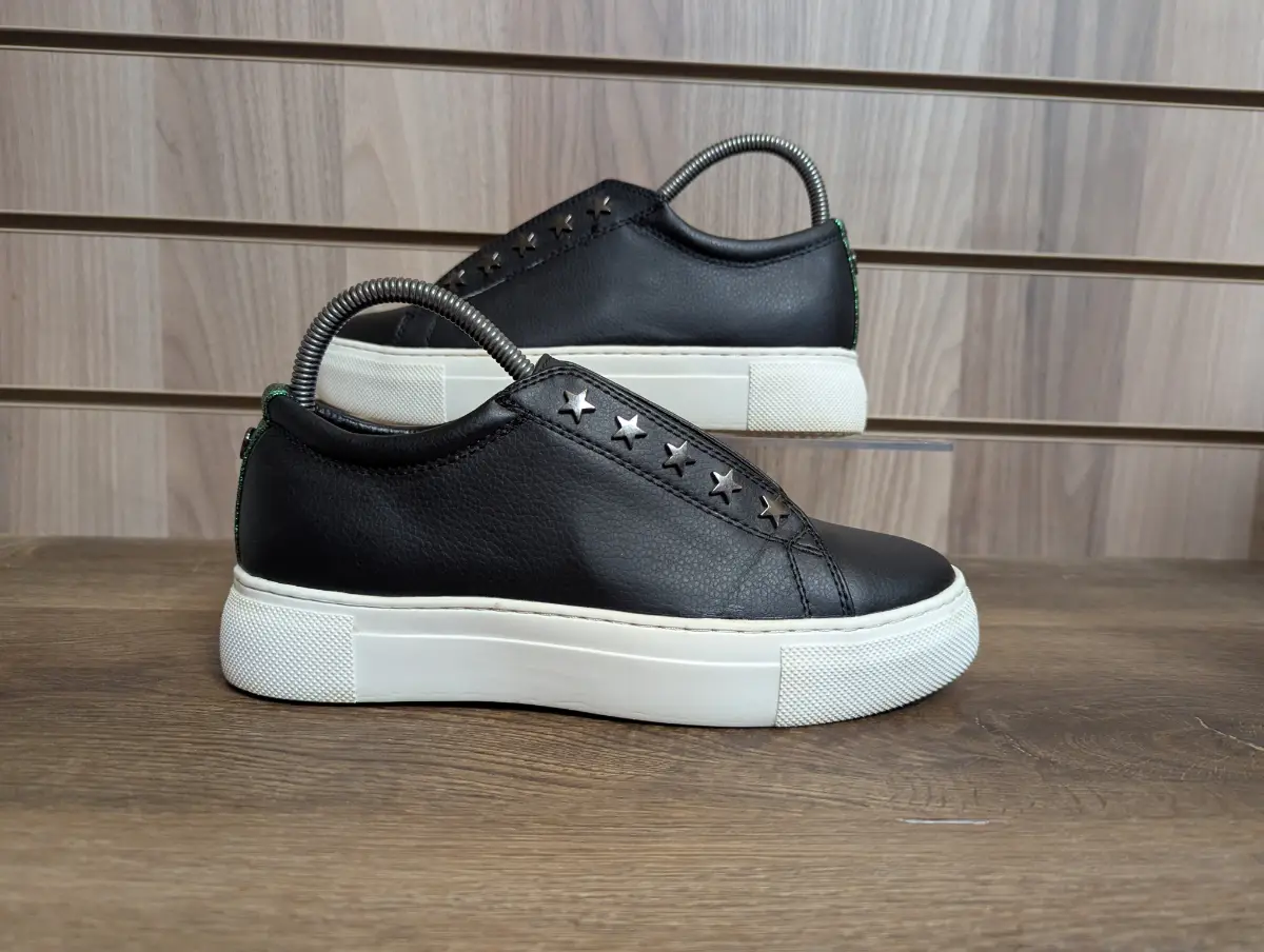 Moda In Pelle Balinie Trainers Laceless Leather Chunky Sole Sneakers UK 5 EU 38