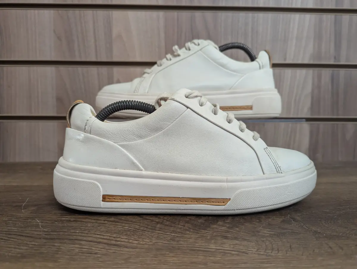 Clarks Artisan Hollyhock Trainers Chunky Cushion Leather Sneaker UK 5 D EU 38
