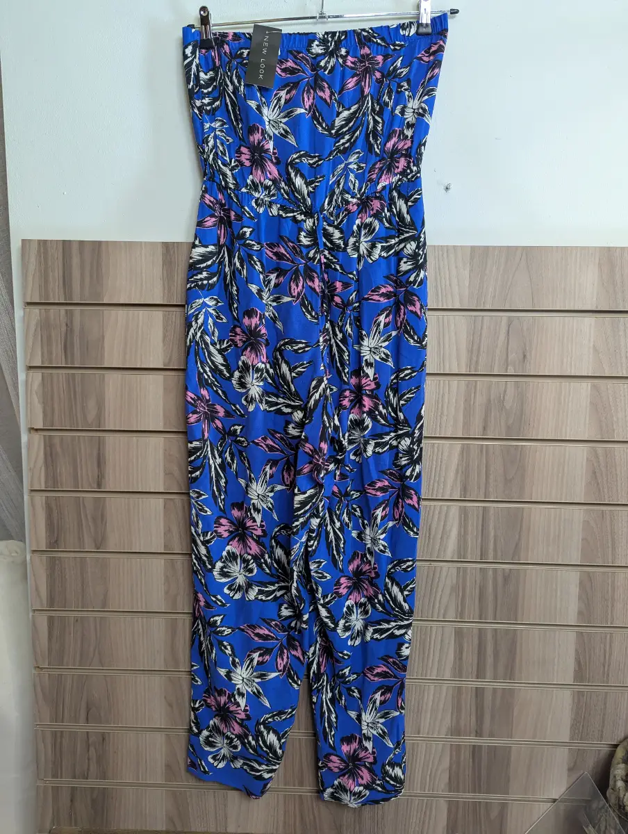 New Look Playsuit Jumpsuit Ladies Summer Holiday Festival Japanese Luxury UK 12