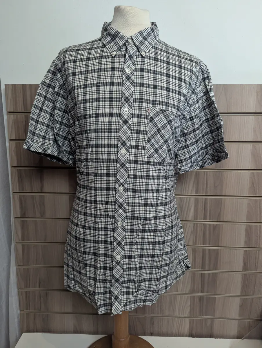 Ralph Lauren Check Shirt Y2K Polo Jeans Company Vintage 90s Shirt Sleeve UK Large