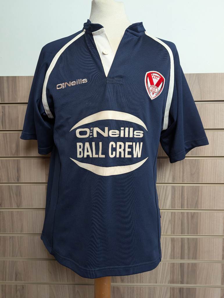 St Helens Rugby League Shirt 2016 Away Oneils Gym Sports Heavy Pullover UK Medium