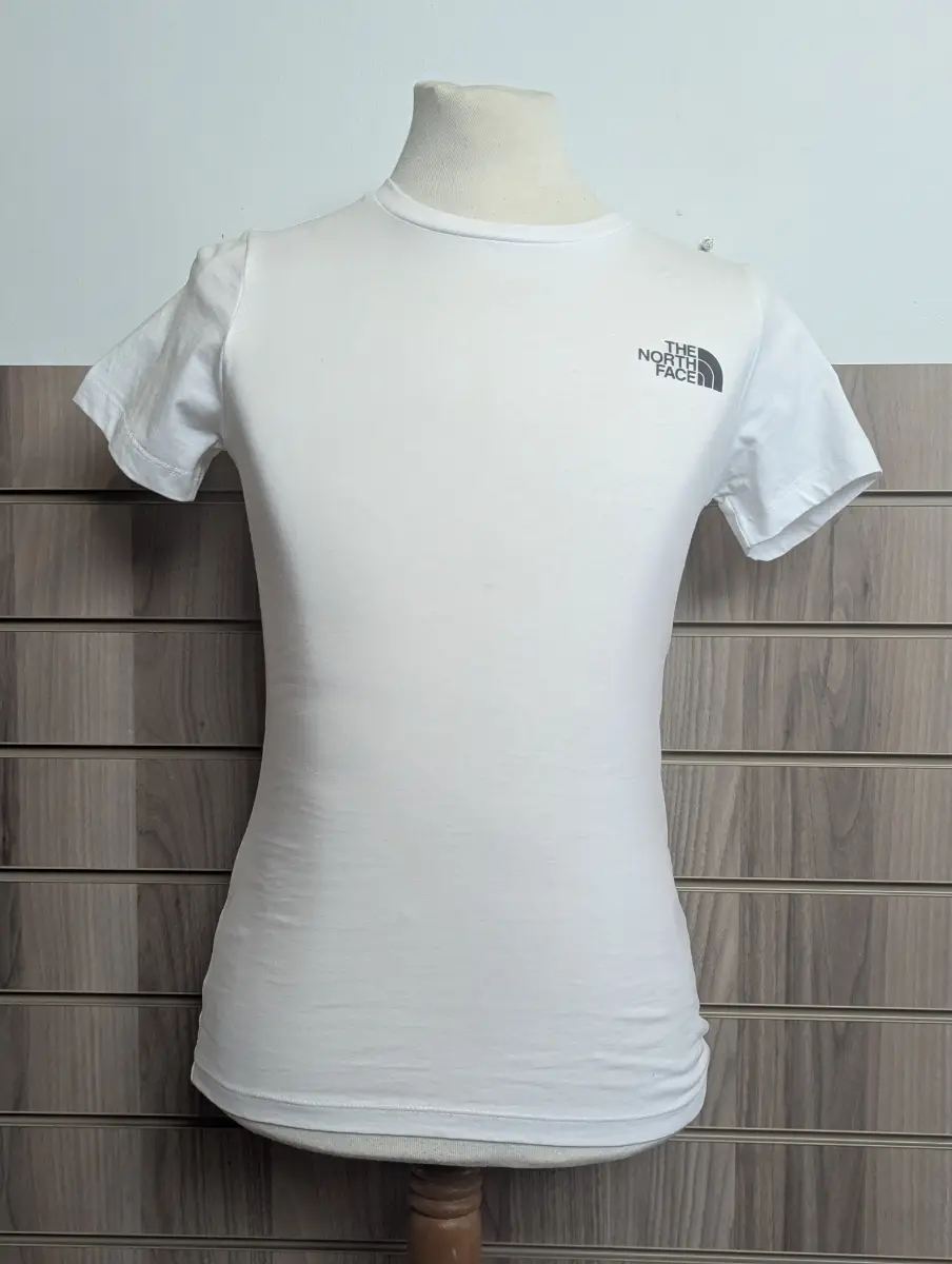 The North Face T-shirt Ladies Gym Run Streetwear Bold Luxury Fitted Trek UK Small