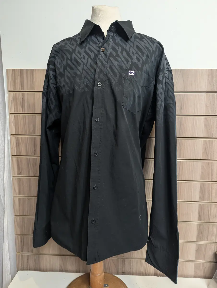 Billabong Surf Beach Shirt Mens 100% Cotton Geo Print Button Holiday UK  XXXL