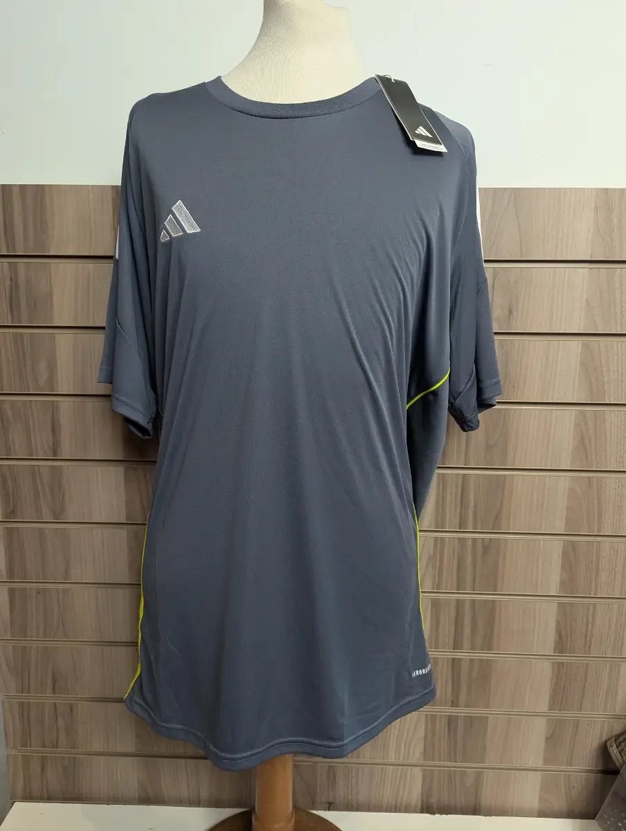 Adidas Sports T-shirt Mens Premium Loose Polyester Gym Run Football UK XXL #BNWT