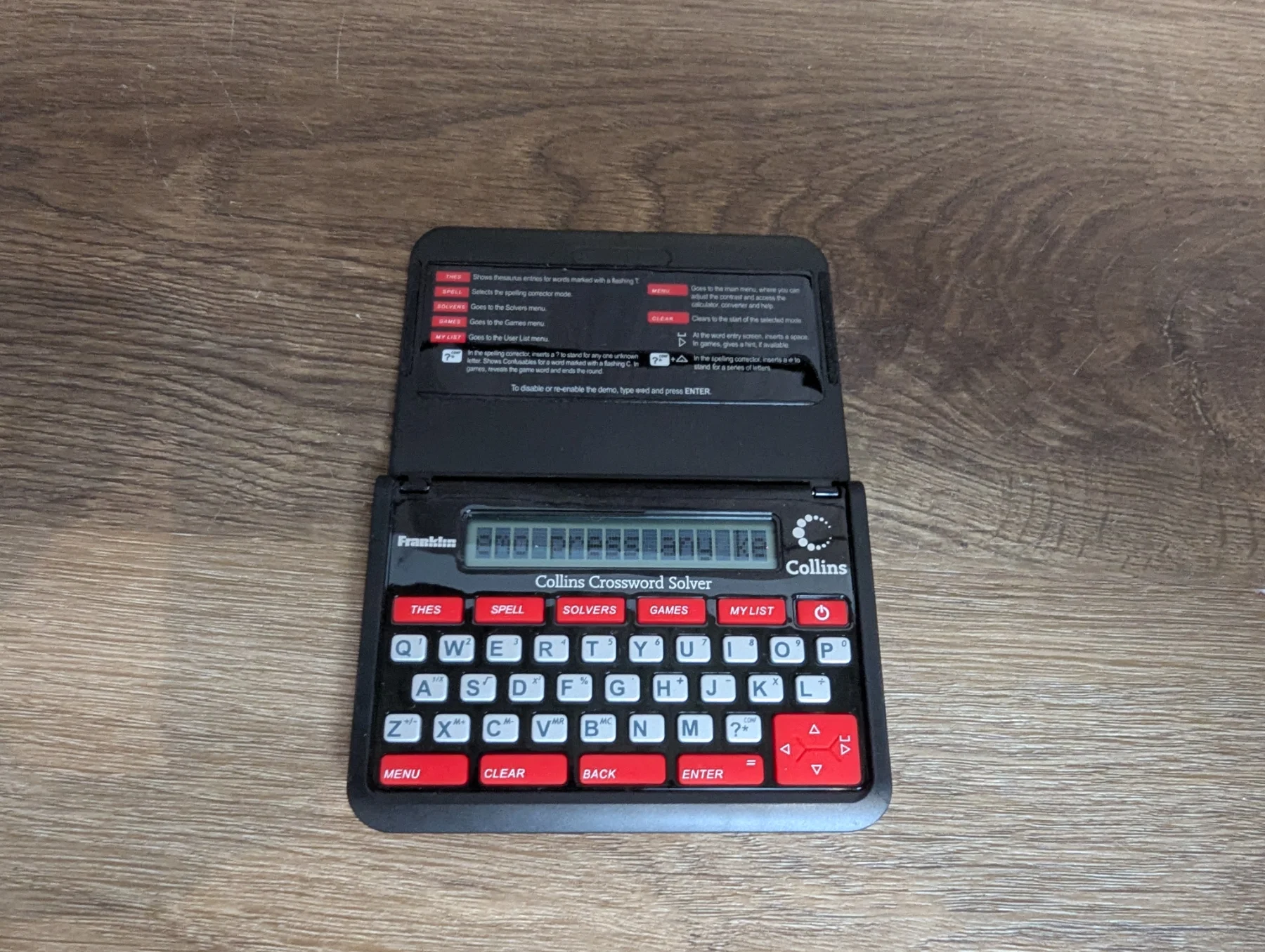 Franklin Collins Electronic Thesaurus - Crossword Solver Compact Edition CWM-109