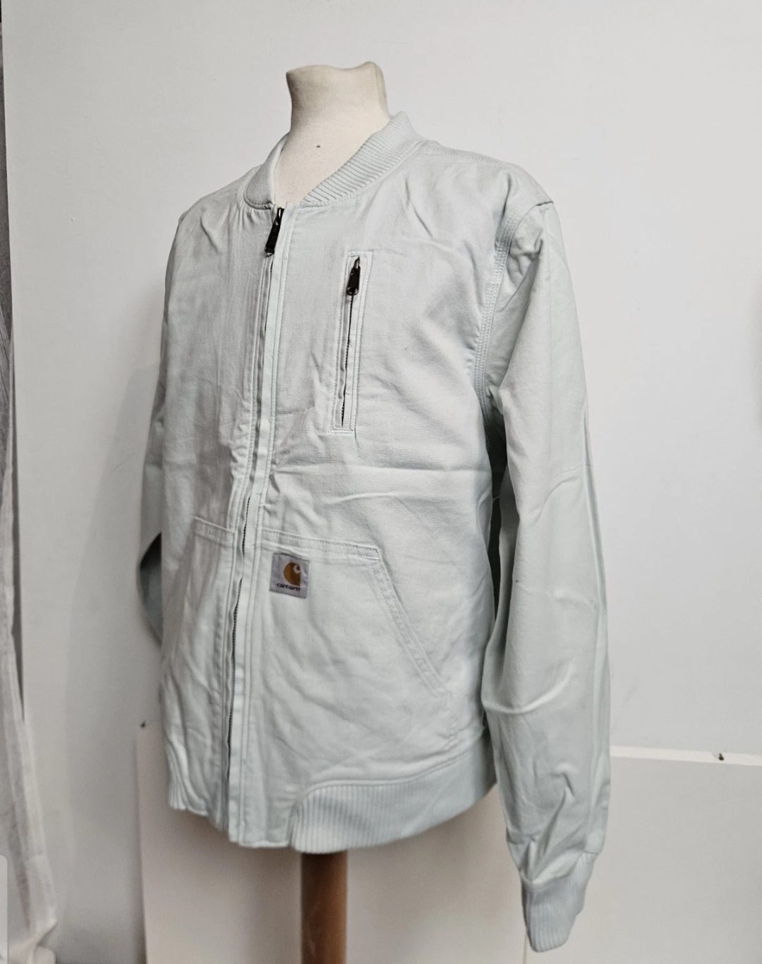Carhartt Crawford Bomber Jacket Mens Deadstock Heavy Cotton Coat UK XL #BNWOT
