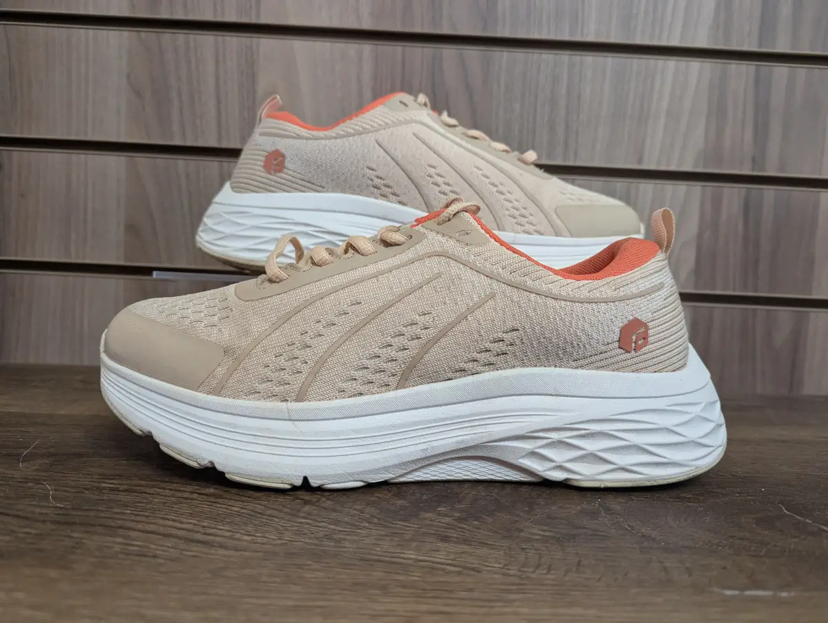 Fitville Marca Cushion Trainers Ladies Wide Medical Fabric Sneaker UK 7.5 EU 41