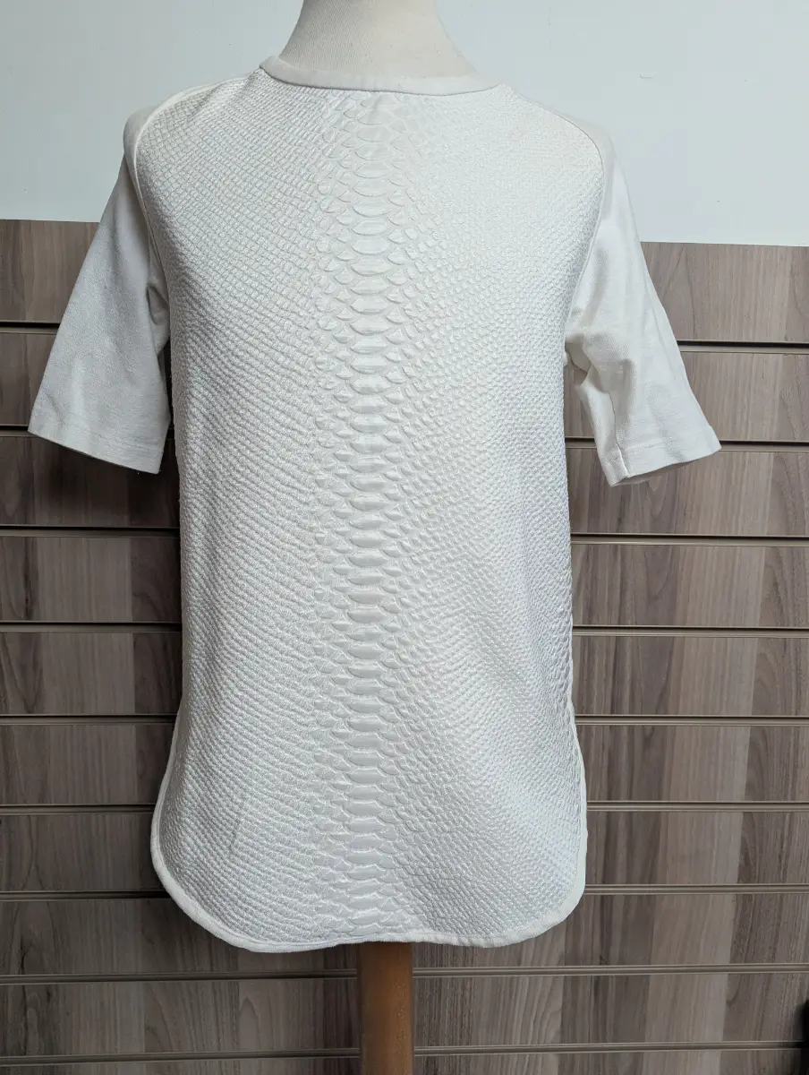 Zara Snake Embellished T-Shirt Blouse Summer Holiday Beach Pullover Lite - Small