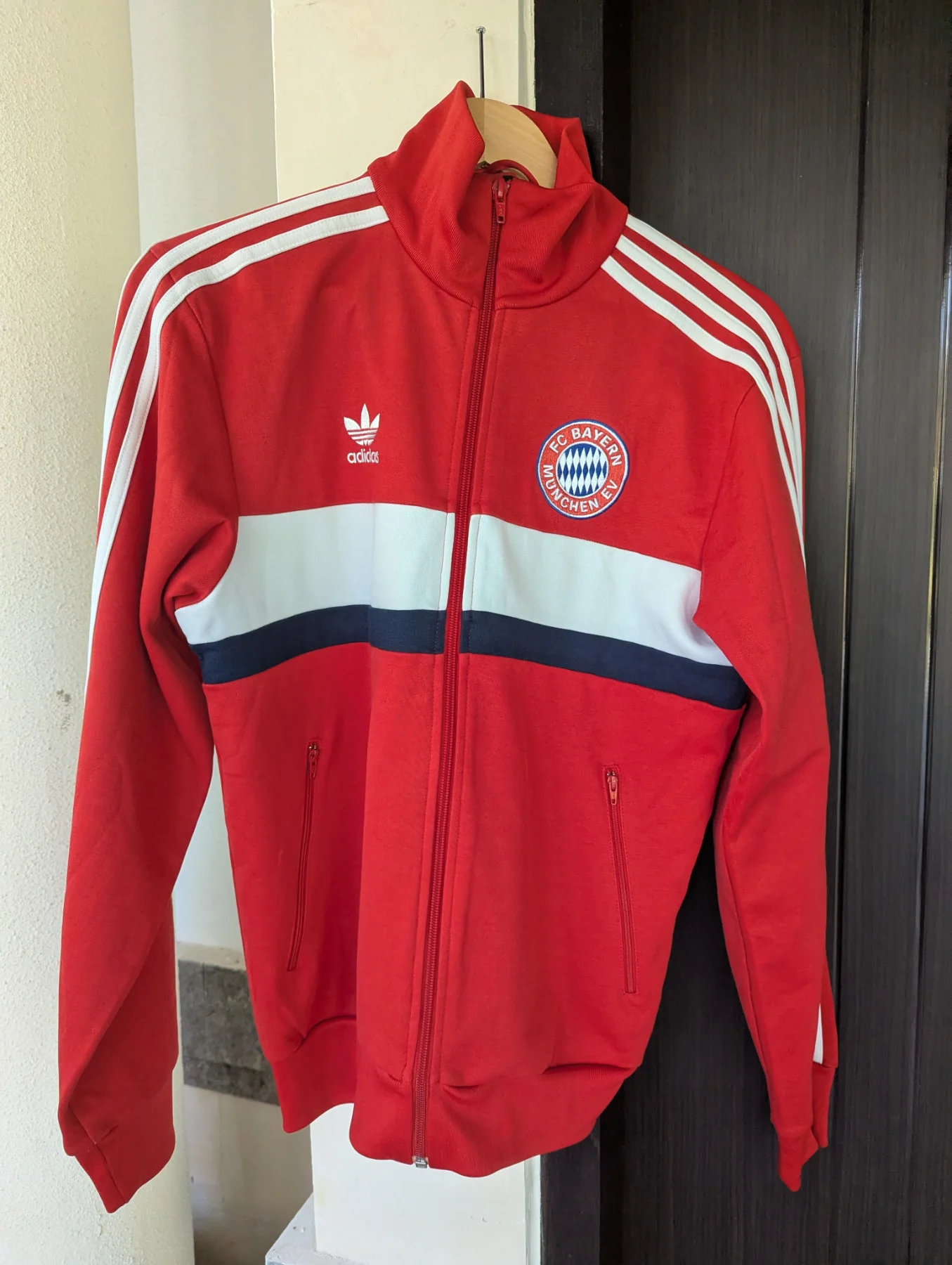 Adidas Originals Track-Top Vintage Bayern Munich Football Club 2006 Drill UK Small