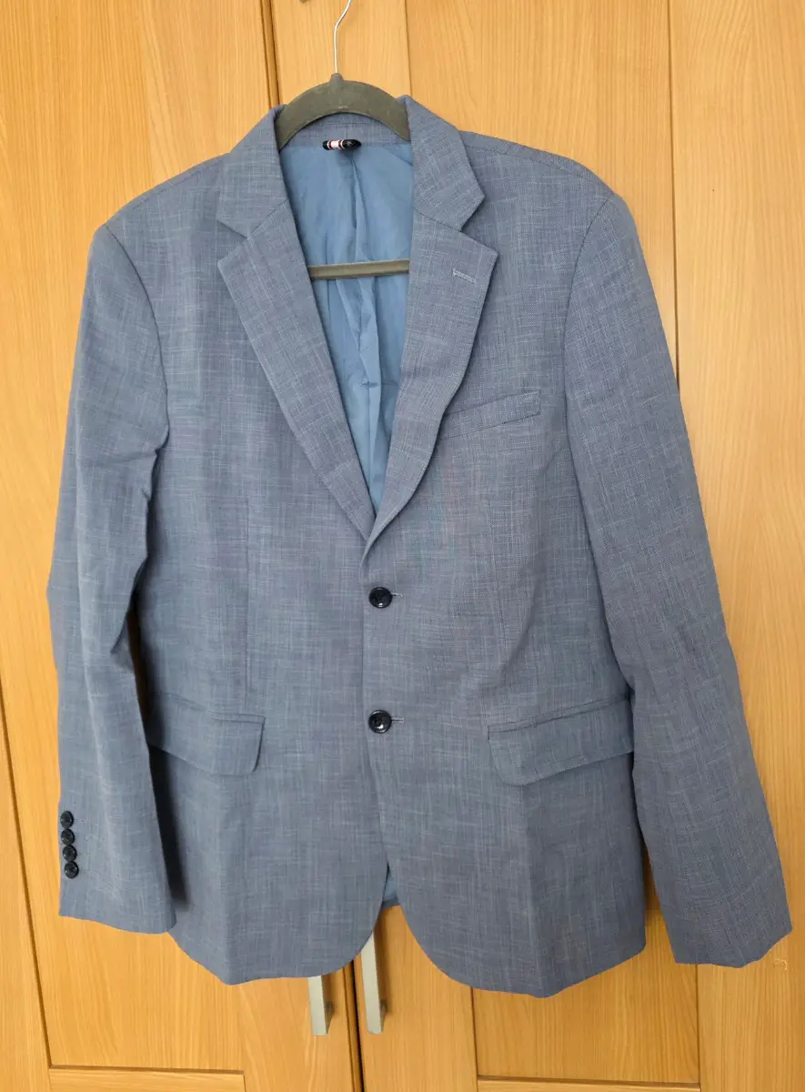 PJ PAUL JONES Blazers Men Casual 2 Button S Reg Track Jacket Wedding Party Business Smart Wear Blue
