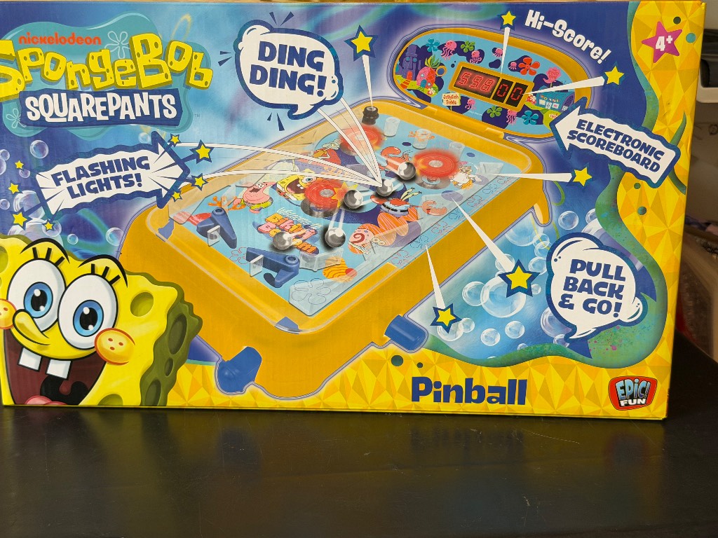 SpongeBob Electronic Pinball Game