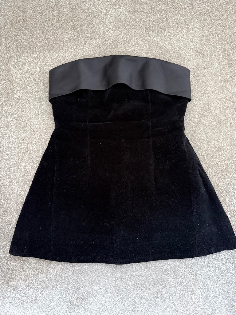 Women’s Murci black velvet dress