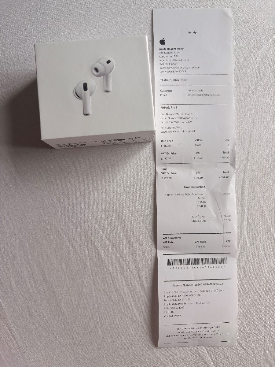 Brand new still sealed AirPods Pro 3