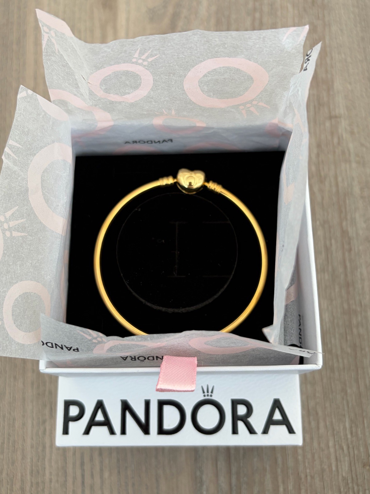 Gold Heart bangle