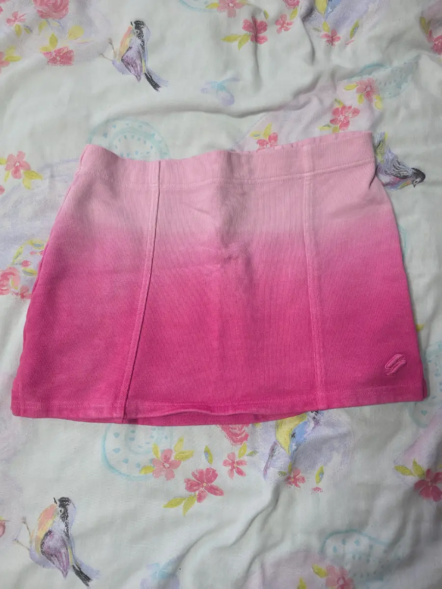 Superdry Pink Ombré Barbiecore Sporty Athleisure  Mini Skirt Size 10