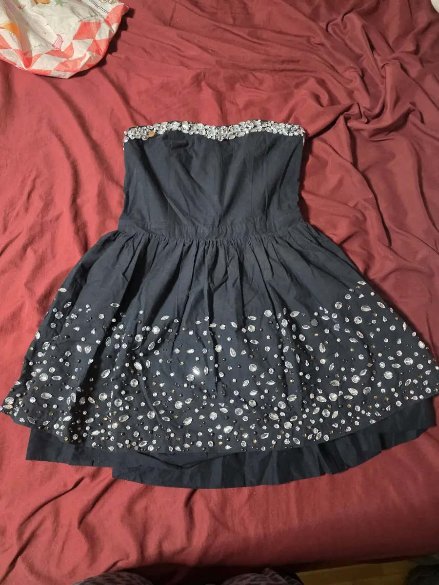 Superdry '60s Premium Jewel Mini Dress - Eclipse Navy Size Medium