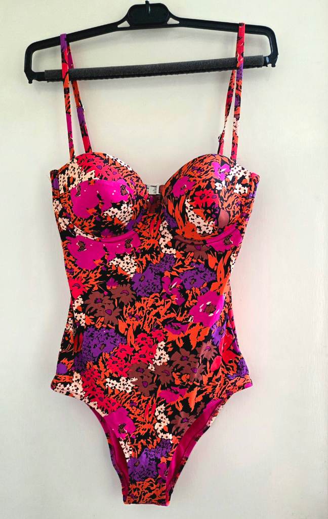Paul Smith Pink Floral Swimsuit Size S