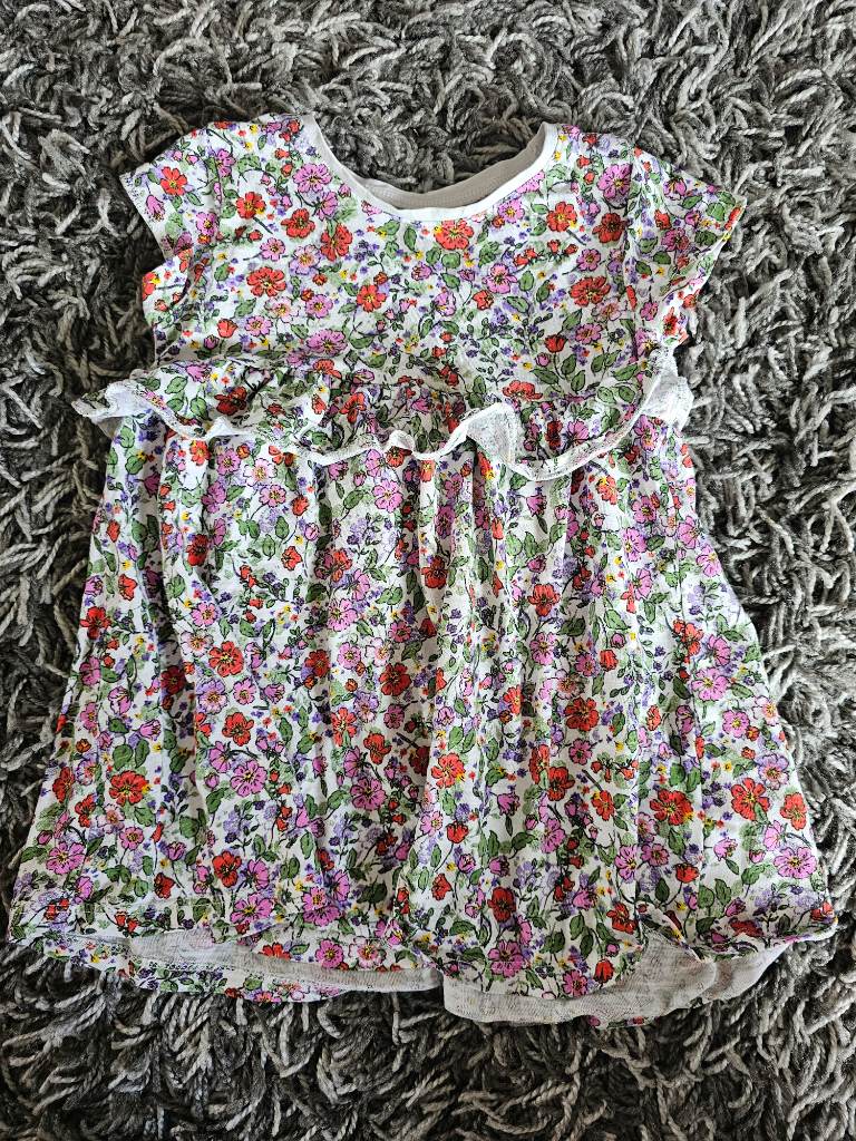 Next 12-18 months dress summer flowers girls
