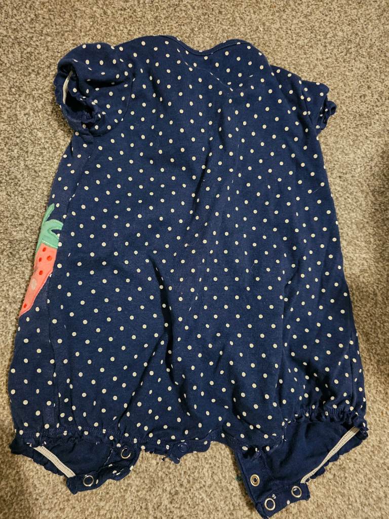 Carters girls summer romper suit. 18 months strawberry (like 12-18 months)