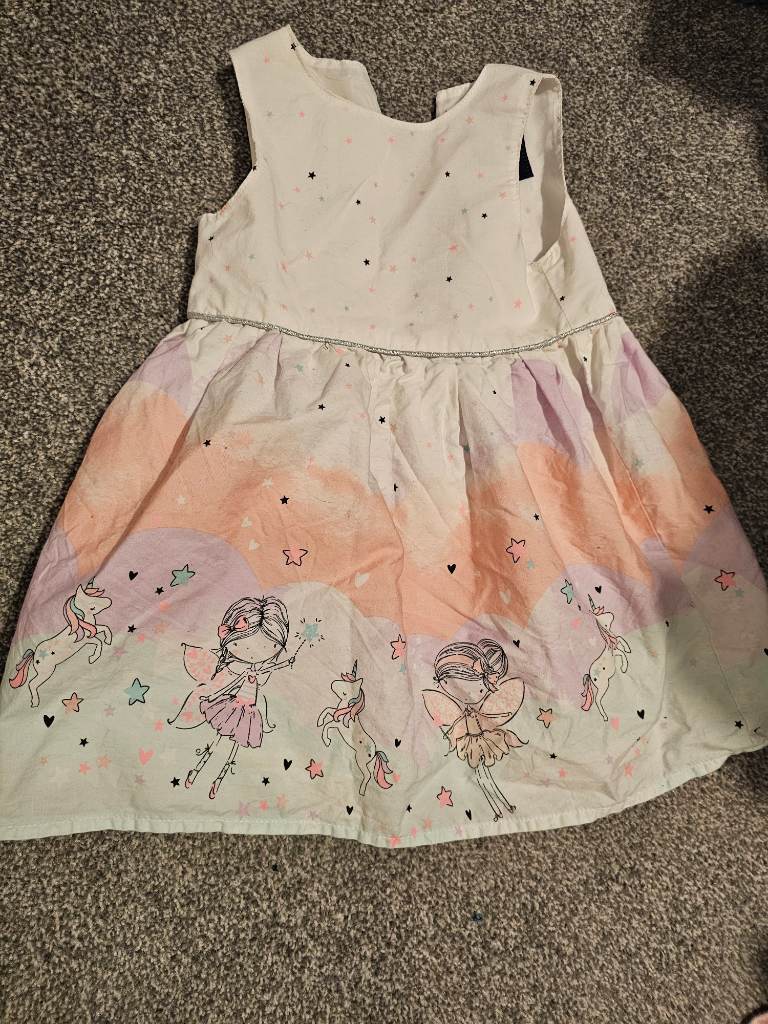 Early days 9-12 months girls dress unicorns fairy