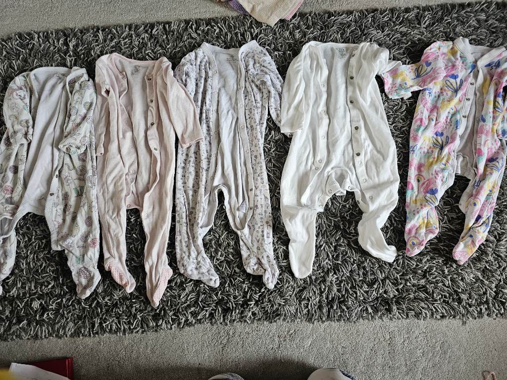 X5 bodysuits 9-12 months girls