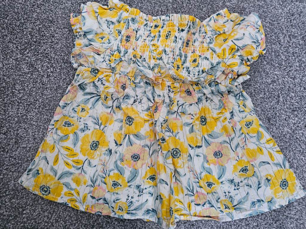 Cupcakes and cashmere 9-12 months summer tops girls
